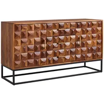 Wohnling Sideboard, WL6.545 sheesham 145,0 x 45,0 x 81,0 cm, 1 St.