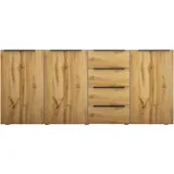 borchardt Möbel Highboard 200 x 93 x 35 cm Braun