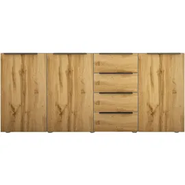 borchardt Möbel Highboard 200 x 93 x 35 cm Braun