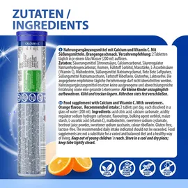 eväm Calcium + Vitamin C Brausetabletten 12x20 St.