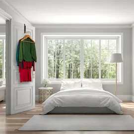 Relaxdays Türgarderobe klappbar 2x Schwarz