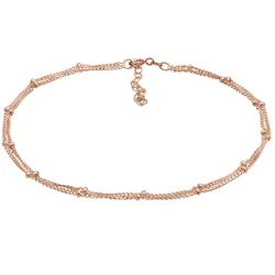 Elli Basic Kugelkette Sommer Strand Zeitlos 925 Silber 22 Damen 