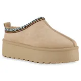 VAN HILL Pantoffeln Khaki 37