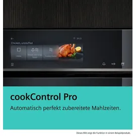 Siemens HS958GCB1 - iQ700, Einbau-Dampfbackofen, 60 x 60 cm, Schwarz,