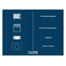 CreaTable 21569, Serie Pizzateller Porzellan