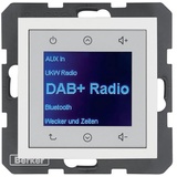 Berker Radio Touch UP DAB+ S.1/B.x polarweiß glänzend