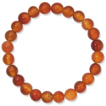 Marco Schreier Armband Carneol (gebr.) 04 mm Kugeln