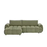 uno Ecksofa mit Schlaffunktion Passo , grün , Maße (cm): B: 272 H: 81 T: 168.0
