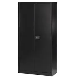 BISLEY Stahlschrank Universal E722A03633 schwarz 91,4 x 40,0 x 180,6 cm, aufgebaut