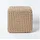 Homescapes Sitzwürfel 100% Baumwolle 0 x 0 x 0 cm Beige