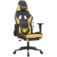 vidaXL Modell 3 Gaming-Stuhl Schwarz Gold