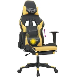 vidaXL Modell 3 Gaming-Stuhl Schwarz Gold