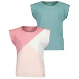 blue seven T-Shirt Blue Seven 2er Pack Mädchen T-Shirts bunt 176 EU