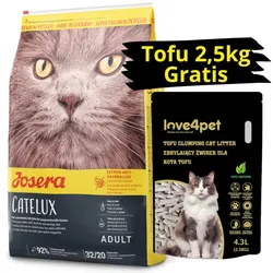 Josera Catelux 10 kg + Katzenklumpstreu 2,5kg GRATIS!
