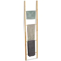 Relaxdays Handtuchleiter klappbar Natur