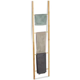 Relaxdays Handtuchleiter klappbar Natur