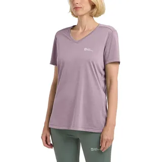Jack Wolfskin Crosstrail Kurzarm-t-shirt - Wild Blossom - M