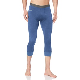 Schöffel Herren Merino Sport Pants short M, temperaturregulierende lange Unterhose, atmungsaktive Thermo Leggings in 3/4 Länge, imperial b, L