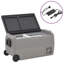 vidaXL Kühlbox mit Rollen und Adapter 36 l