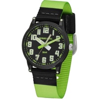 Jacques Farel Quarzuhr KLM 03, Armbanduhr, Kinderuhr, ideal auch als Geschenk grün