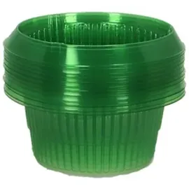 Esschert Design Schneckenschutzring RPET Grün - 12er Set Schneckenschutzringe 19,5 cm - Pflanzenschutz ohne Chemie