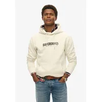 Superdry Utility Sport Kapuzenpullover - New Chalk White -