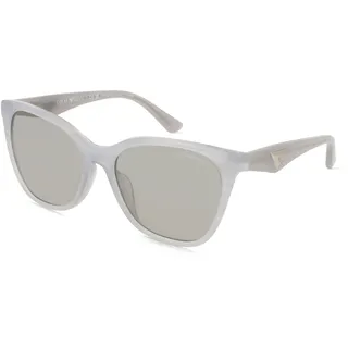 Emporio Armani 0EA4222U Damen-Sonnenbrille Vollrand Butterfly Acetat-Gestell, grau