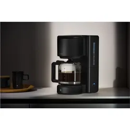 WMF Stelio Kaffeemaschine Glas, Deep Black