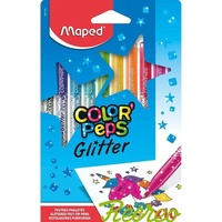 Maped Color'Peps Glitter Glitzer-Filzstifte sortiert, 10er-Set (847110)