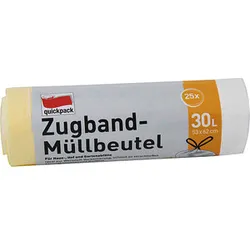 quickpack Müllbeutel 30,0 l gelb, 25 St.