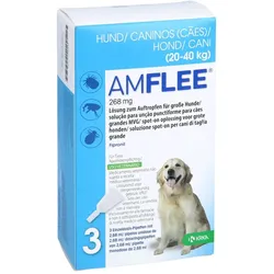 Amflee 268 mg Spot-on Lsg.f.große Hunde 20-40kg