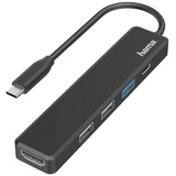 Hama USB-C Hub Multiport, USB-C 3.0 [Stecker] (200117)