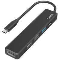 Hama USB-C Hub Multiport, USB-C 3.0 [Stecker] (200117)