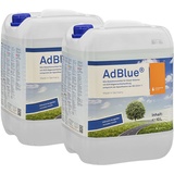 A&G-heute AdBlue® 20l | 2X 10 Liter | Hochreine Harnstofflösung für SCR Abgasreduktion | ISO 22241 | Einfüllschlauch | Reduziert Stickoxidenabgabe | Alle Automarken