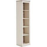 hom'in Hom`in Aktenregal Grau, Weiß - 50.6x209.2x43 cm Beimöbel erhältlich, stehend, in verschiedenen Größen erhältlich, Arbeitszimmer, Büroregale, Aktenregale