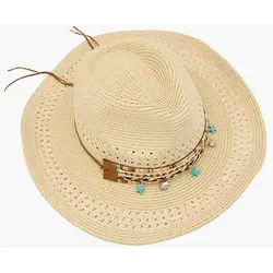 Hut - Damen - beige - one size