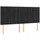 vidaXL Boxspringbett mit Matratze Schwarz 180x200 cm Samt