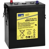 GNB Sonnenschein Solar-Block SB6/330A NGSB060330HS0CA Solarakku 6V 330Ah Blei-Gel (B x H x T) 312 x 359 x 182mm Konuspol