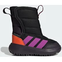 adidas Winterplay Schuhe Kids schwarz|violett|orange 26