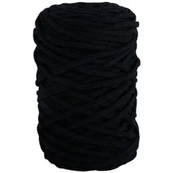 Rayher Garn Recycling Braidy matt schwarz 4,0 mm x 60,0 m