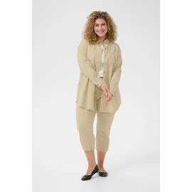 KAFFE CURVE Tunika KCnana Loose fit in Chincilla / White stripe), | Gr.: 50