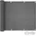 Tectake Windschutz 500 x 90 cm grau PVC