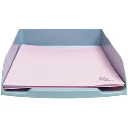 Exacompta 11170D 6x Briefablage Querformat Combo Styli, Kollektion AutentiK - Blaugrau