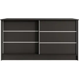 beautysofa MIRELA 161 x 85 x 43,5 cm Schwarz