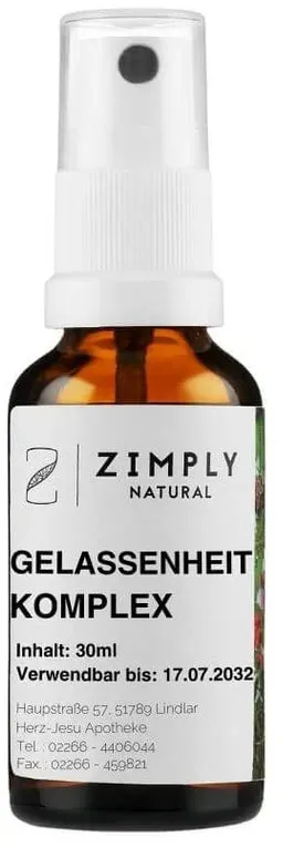 ZIMPLY NATURAL Gelassenheit Komplex 30 ml