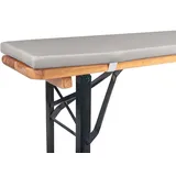 TexDeko Bankauflage 220 x 25 x 2 cm grau 1 St.