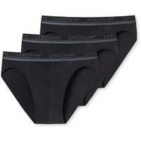 SCHIESSER Uncover Rio Slip schwarz XXL 3er Pack