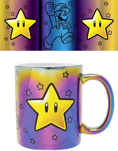 Tasse metallic Super Mario Star Power