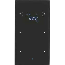 BERKER Glas-Sensor 2fach mit Raum 75642035