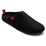 Andrés Machado - Hausschuhe für Junge Männer – Frühling Sommer – Dynamic – Unisex Slipper - atmungsaktive Netzstruktur – rutschfeste Gummisohle herausnehmbares Fußbett - Schwarz EU 48 - 48 EU